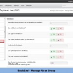BackEnd - Manage User Group