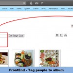 FrontEnd - Tag people to album
