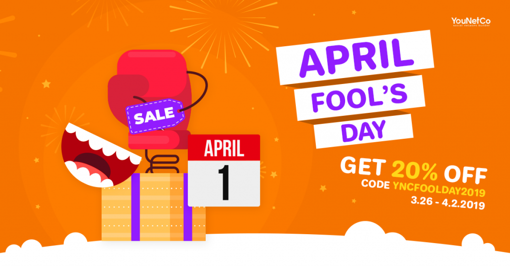 April Fools Day Sale